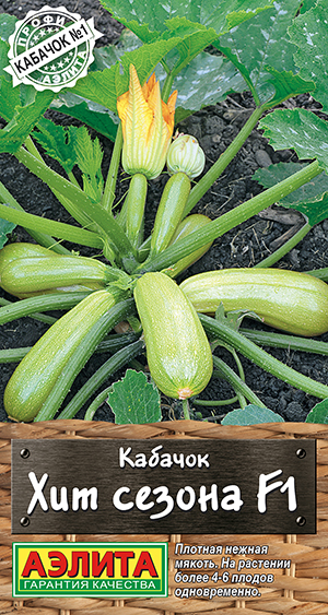 Кабачок цуккини Хит сезона F1 Кабачок цуккини Хит сезона F1