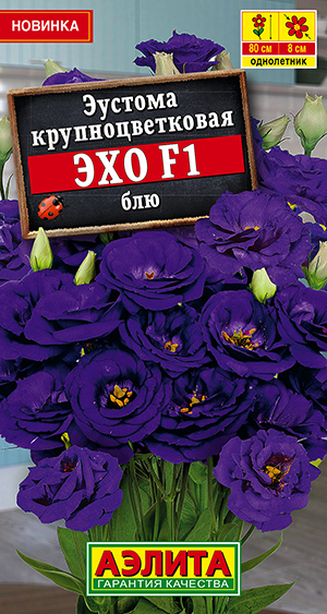 Эустома Эхо F1 блю крупноцветковая Эустома Эхо F1 блю крупноцветковая