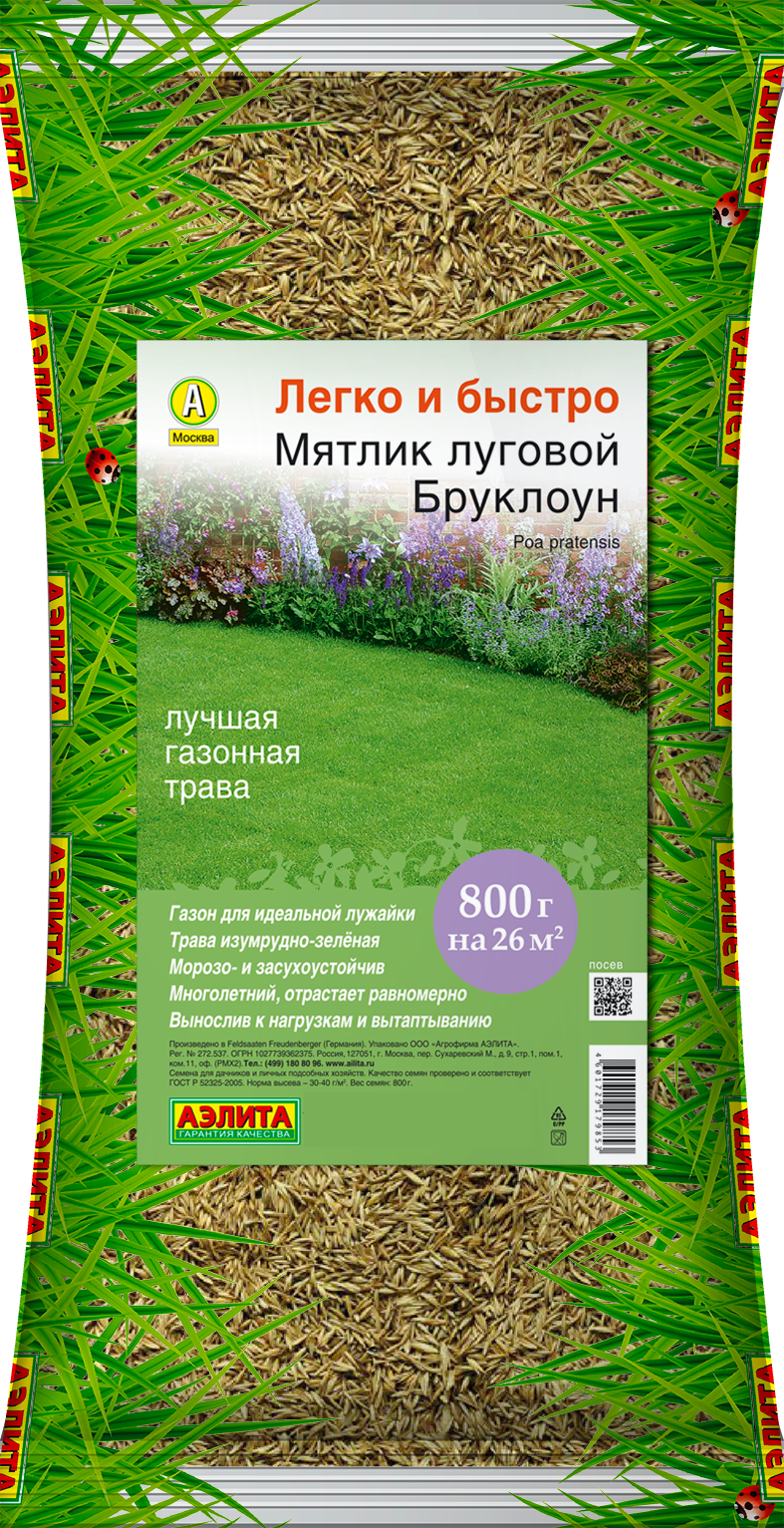 Мятлик луговой Бруклоун Мятлик луговой Бруклоун