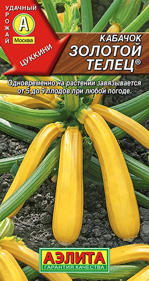 Кабачок цуккини Золотой телец ® Кабачок цуккини Золотой телец ®