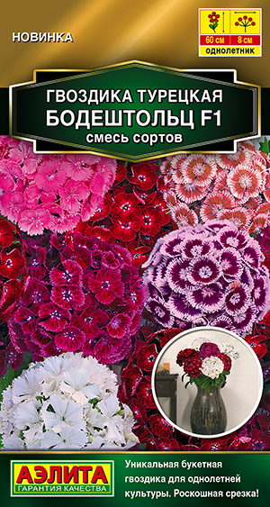 Гвоздика турецкая Бодештольц F1, смесь сортов Гвоздика турецкая Бодештольц F1, смесь сортов