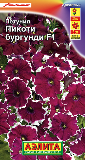 Петуния Пикоти бургунди F1 многоцветковая Петуния Пикоти бургунди F1 многоцветковая