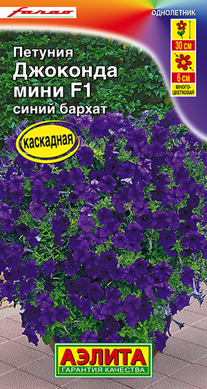 Петуния Джоконда мини F1 синий бархат Петуния Джоконда мини F1 синий бархат
