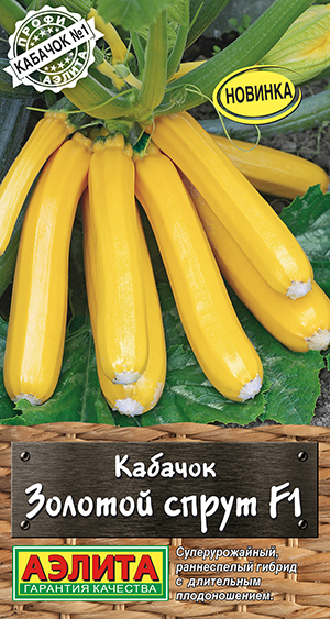 Кабачок цуккини Золотой спрут F1 Кабачок цуккини Золотой спрут F1