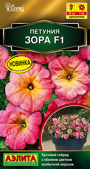 Петуния Зора F1 многоцветковая Петуния Зора F1 многоцветковая