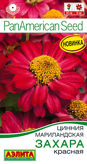 Цинния Захара красная Цинния Захара красная