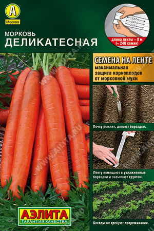 Морковь Деликатесная - фото