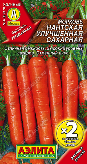 Морковь Нантская улучшенная сахарная  - фото