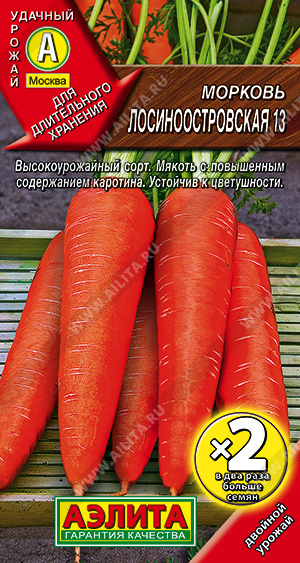 Морковь Лосиноостровская 13  - фото