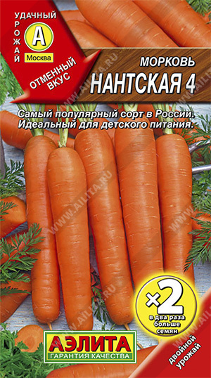 Морковь Нантская 4  - фото