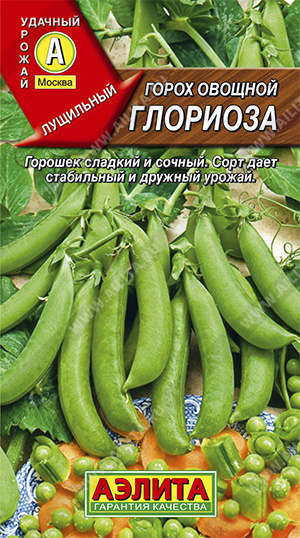Горох овощной Глориоза - фото